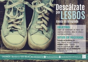 Campaña 'Descálzate por Lesbos'