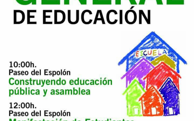 La comunidad educativa, en huelga el 9 de marzo