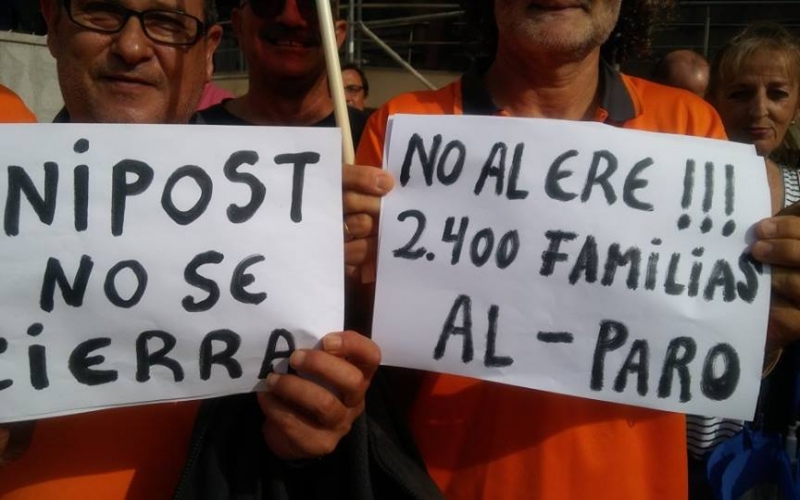 CCOO exige al Gobierno implicación para evitar el cierre de Unipost con 2.400 despidos directos y casi 2.000 indirectos, 60 en La Rioja