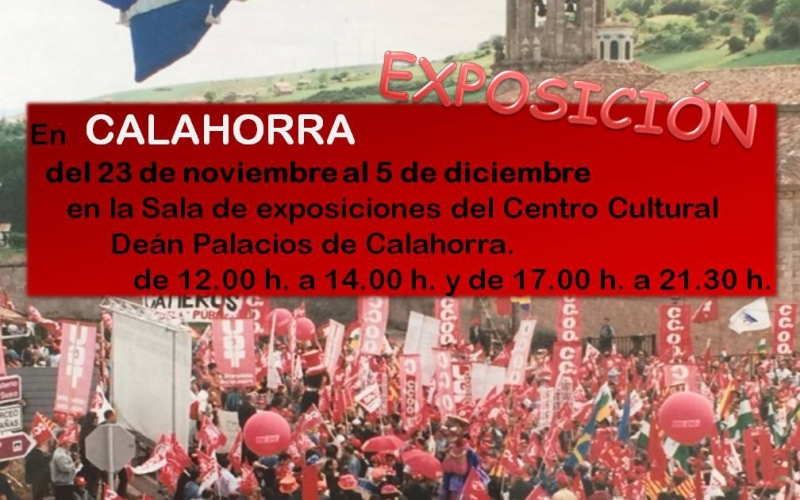 La exposición de los 40 años de CCOO llega a Calahorra