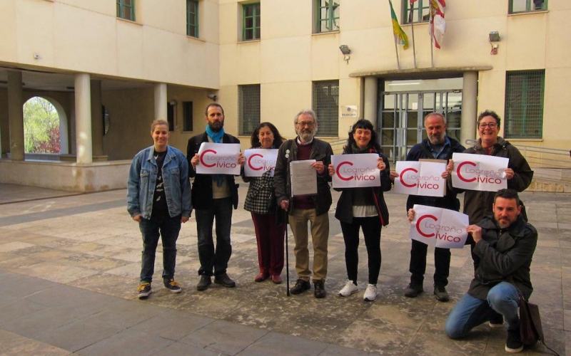 Logroño Cívico denuncia Ruiz Tutor por incumplir la ordenanza cívica