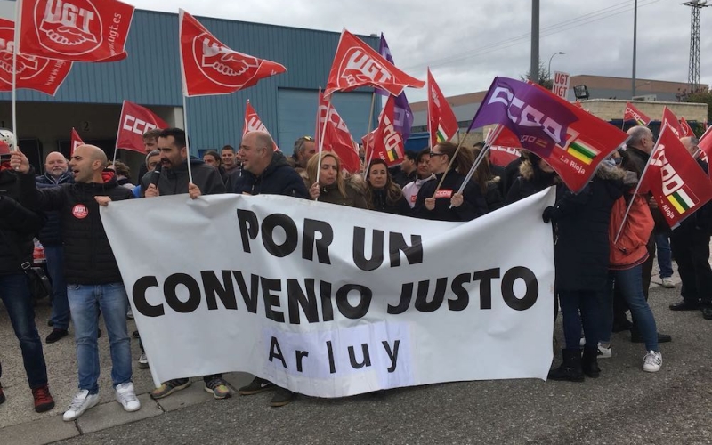 Desconvocada la huelga en Arluy tras alcanzar un acuerdo en la negociación del convenio