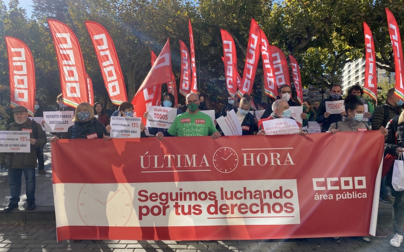 CCOO La Rioja exige mejorar las condiciones de las trabajadoras y trabajadores públicos