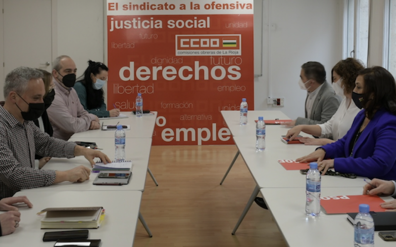 CCOO y PSOE analizan la reforma laboral, la subida del SMI y el acuerdo sobre el suelo industrial