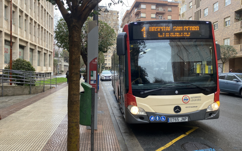 El agotamiento de la plantilla de Autobuses Logroño pone en riesgo a las personas usuarias