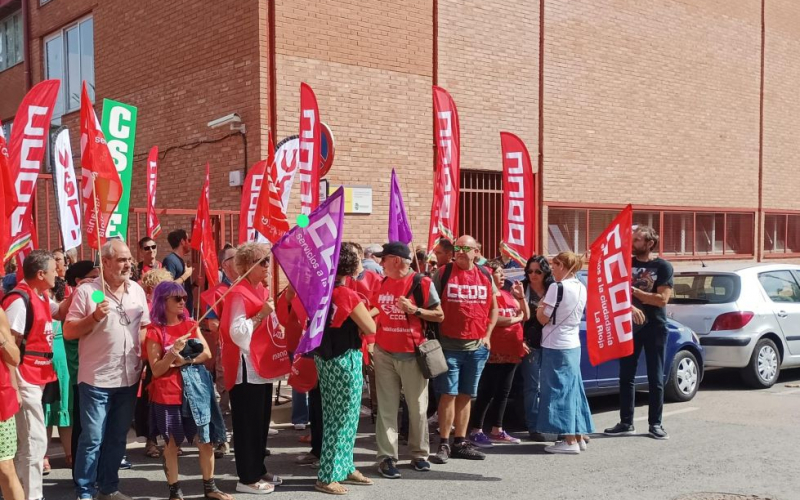 La presión sindical consigue la reapertura del CRMF de Lardero para este domingo